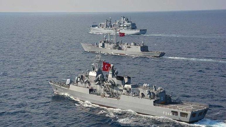 مناورات بحرية مشتركة بين تركيا وباكستان في بحر العرب