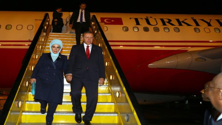 أردوغان يصل العاصمة الهندية نيودلهي